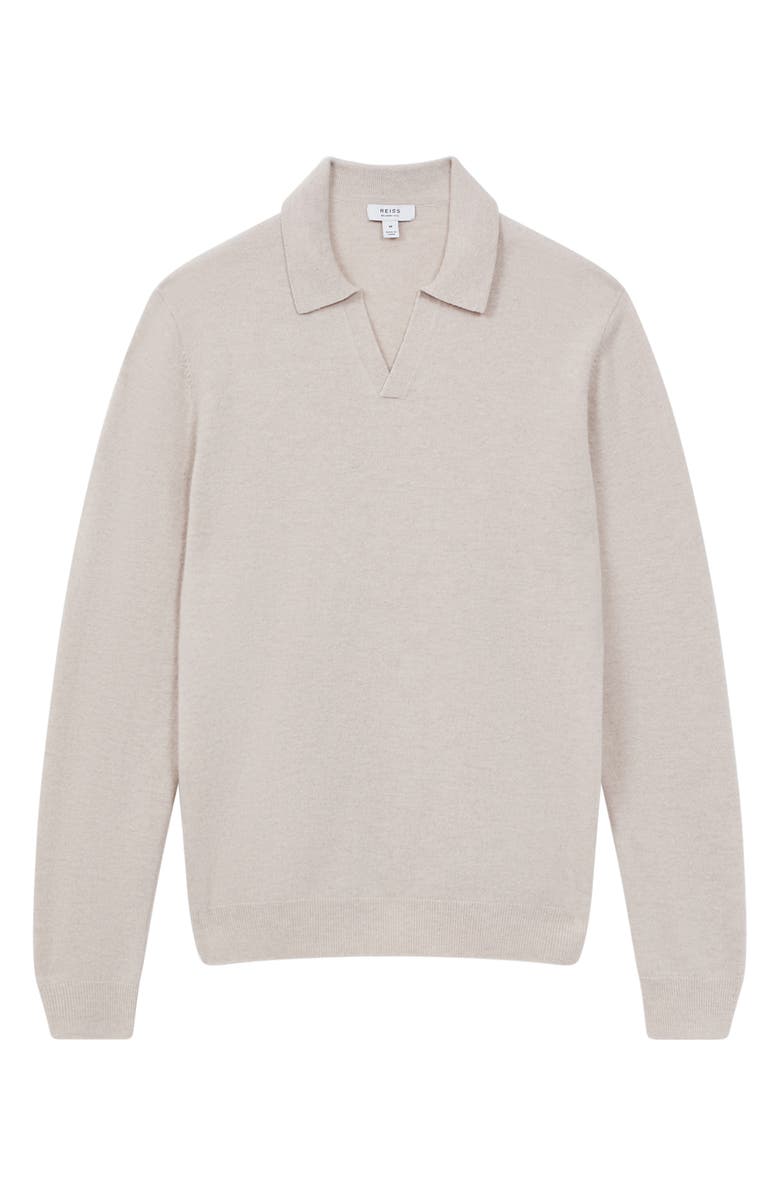 Reiss Swifts Johnny Collar Wool Sweater, Alternate, color, 