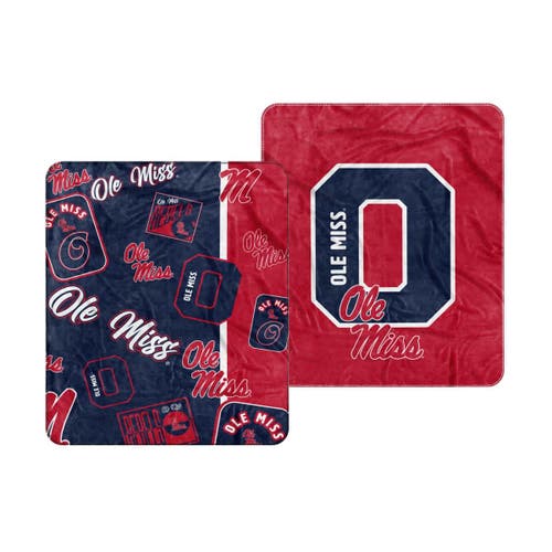 Logo Brands Ole Miss Rebels 50" X 60" Dream Weave Throw Blanket