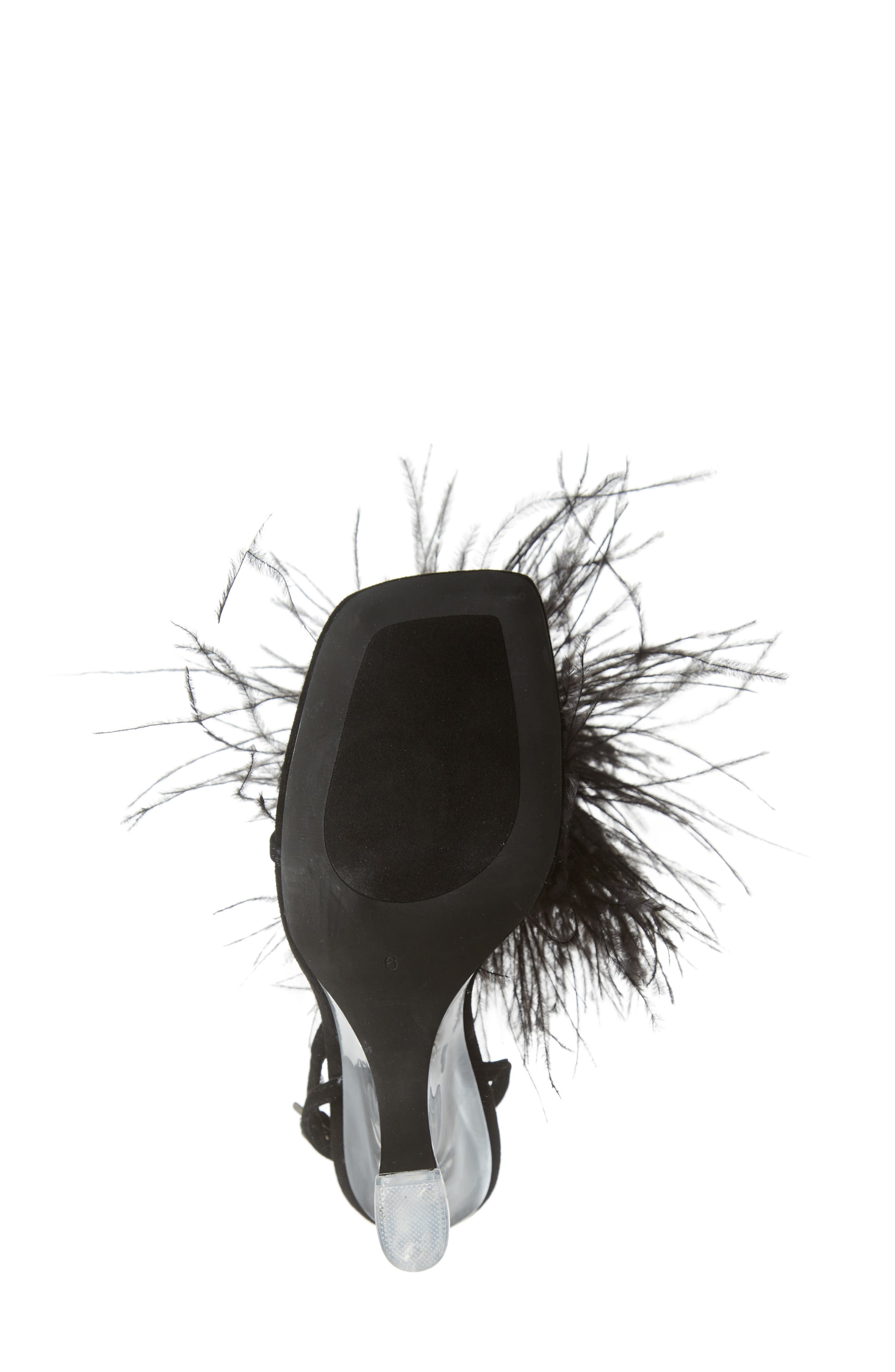 Jeffrey Campbell Flirt-Alot Feather Sandal, Alternate, color, 