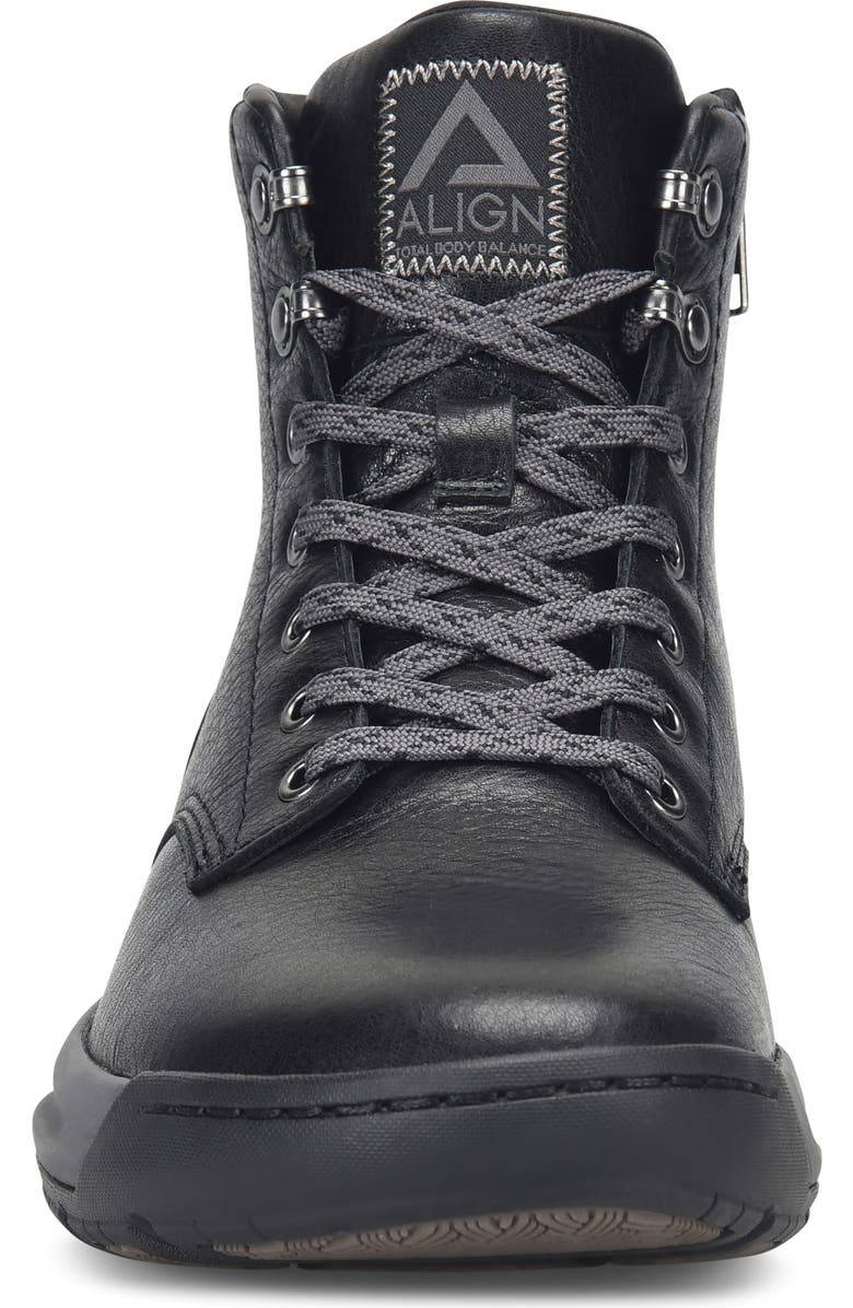 Align Eddy Waterproof Leather Boot, Alternate, color, Black