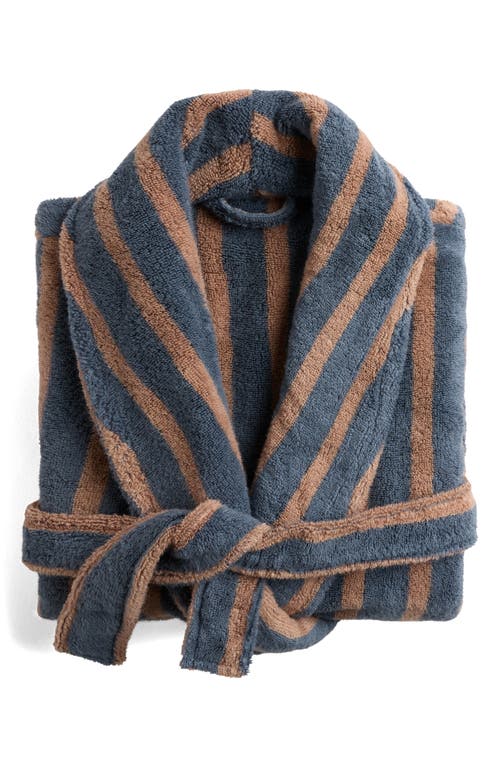 Parachute Stripe Terry Cloth Robe