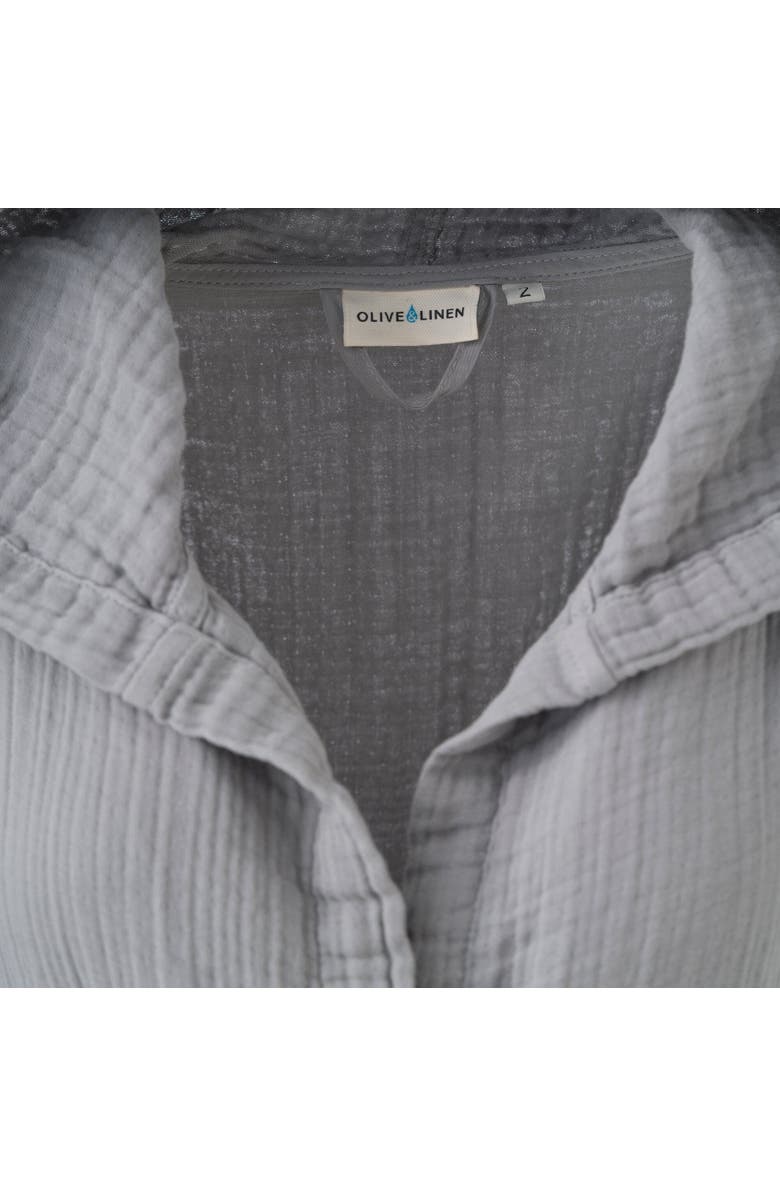 Olive & Linen Soho Supersoft Robe, Alternate, color, 