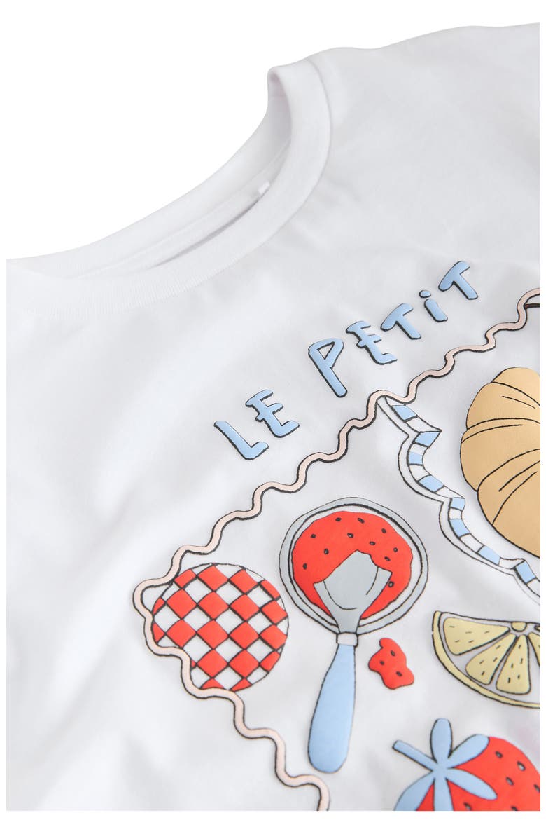 Kids' Le Petit Dejeuner Graphic T-Shirt, Alternate, color, WHITE