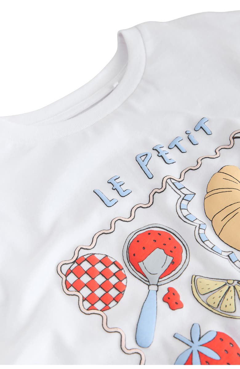 NEXT Kids' Le Petit Dejeuner Graphic T-Shirt, Alternate, color, White
