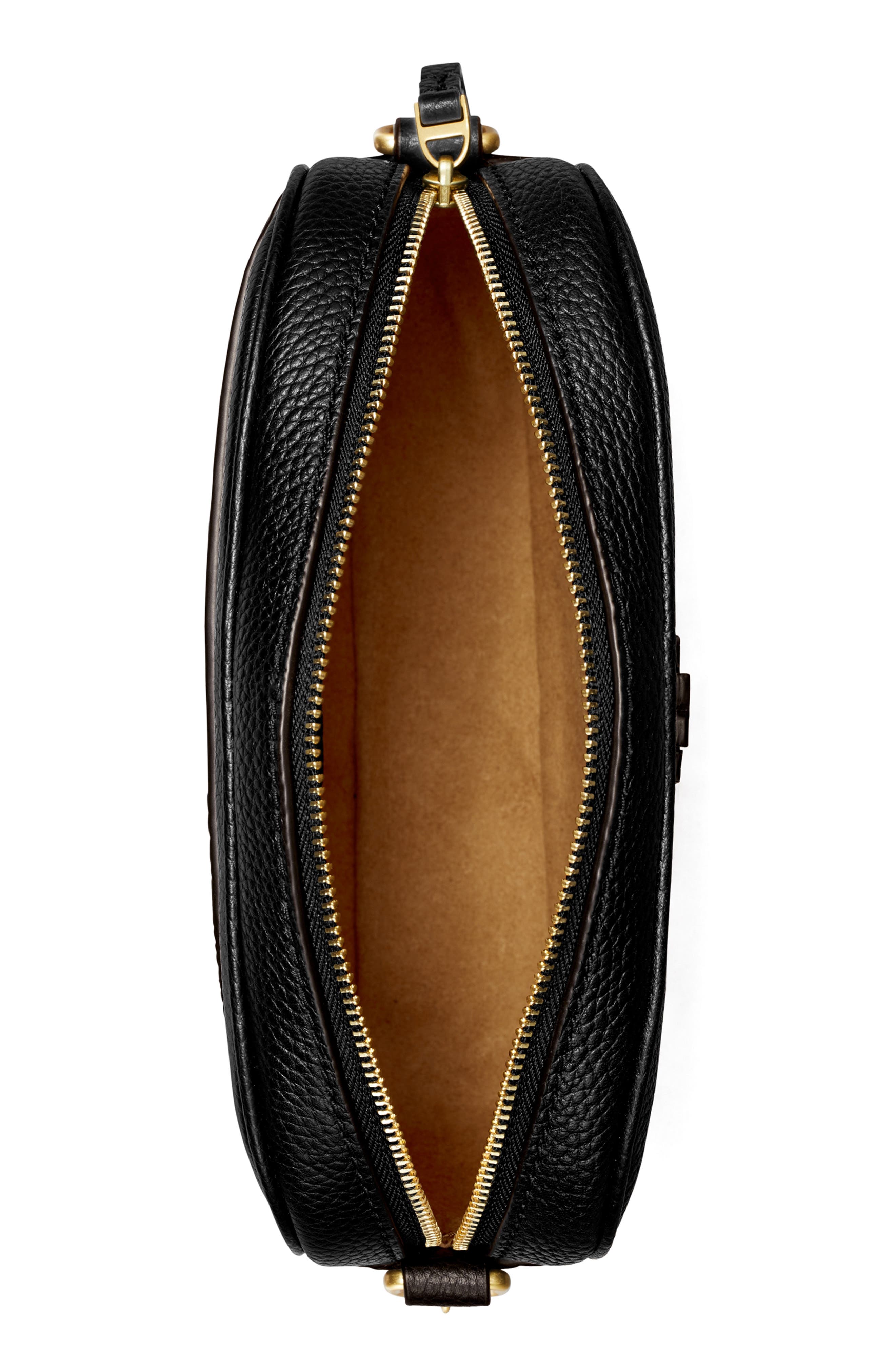 Tory Burch McGraw Leather Camera Bag, Alternate, color, 