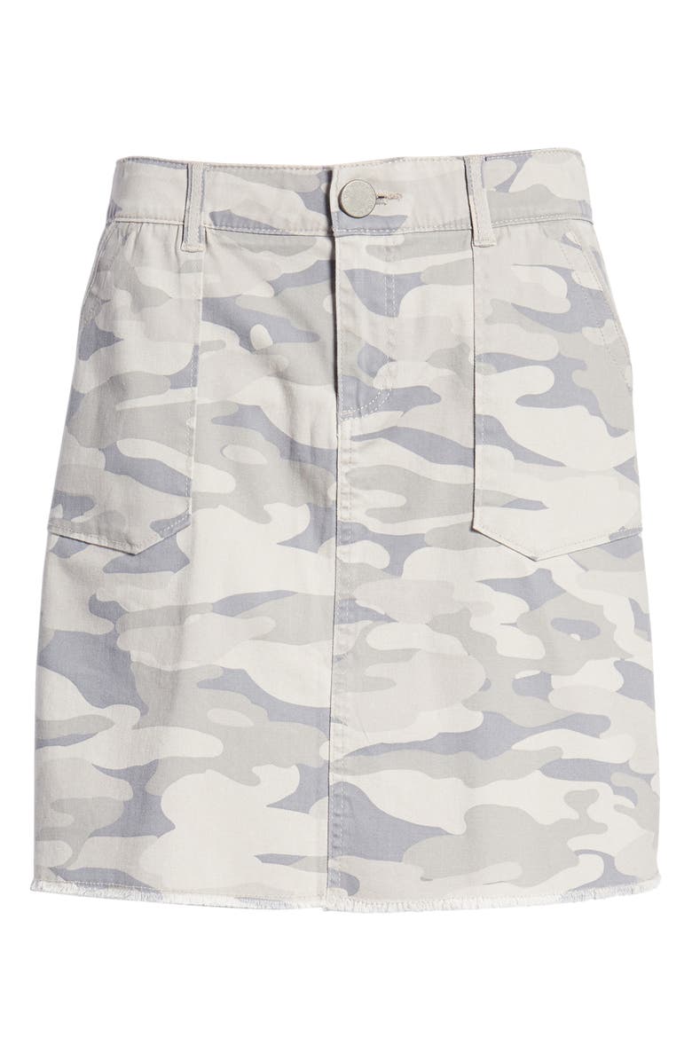 Wit & Wisdom Camo Print Skirt, Alternate, color, Sand
