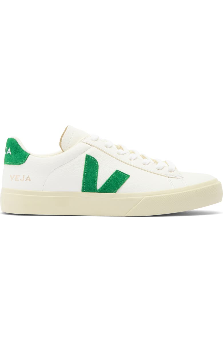 Veja Campo Sneaker, Alternate, color, Extra-White/ Emeraude