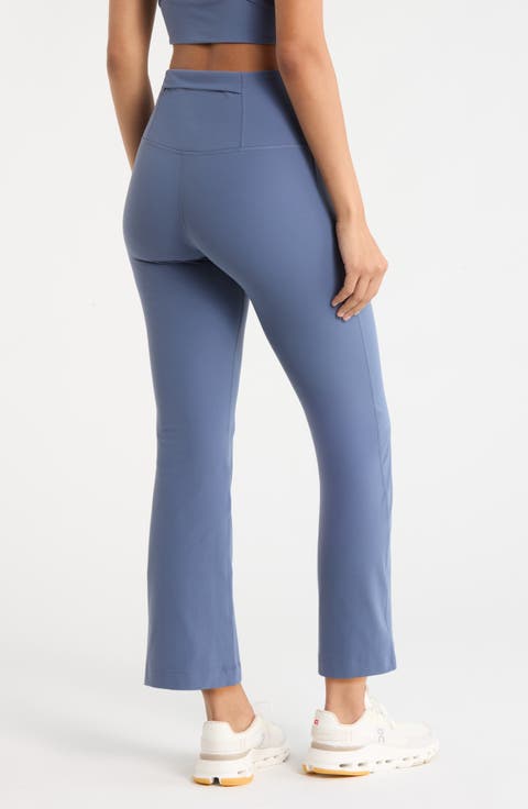 Studio Luxe High Waist Flare Ankle Pants