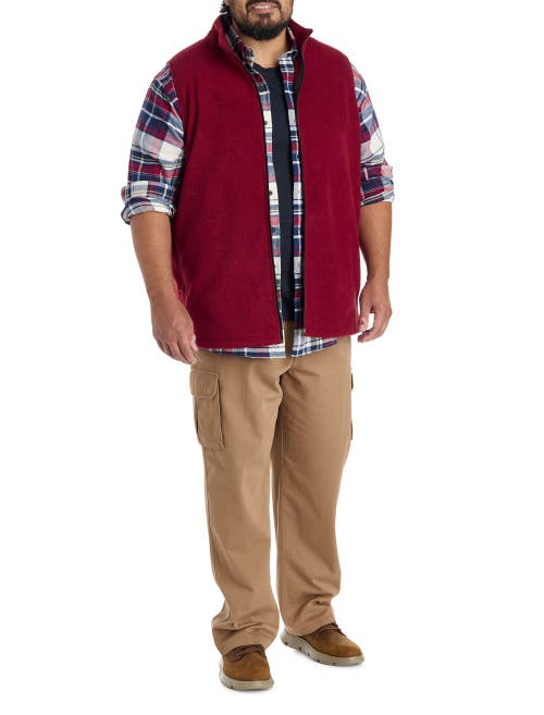 Harbor Bay By Dxl Big & Tall Large Plaid Flannel Sport Shirt In Multi