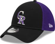 New Era Men's New Era Black Colorado Rockies Team Neo 39THIRTY Flex Hat