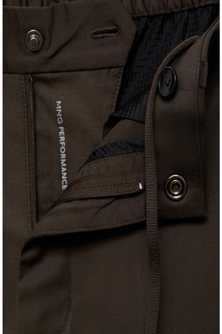 Slim Fit CoolMax® Straight Leg Pants, Alternate, color, BROWN