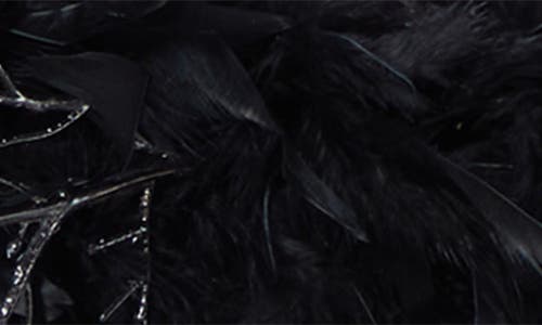Nearly Natural Halloween Raven Feather Wreath In Black