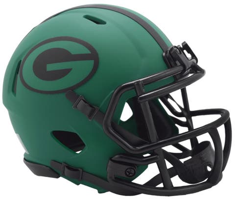 Green Bay Packers RAVE Riddell Speed Mini NFL Football Helmet