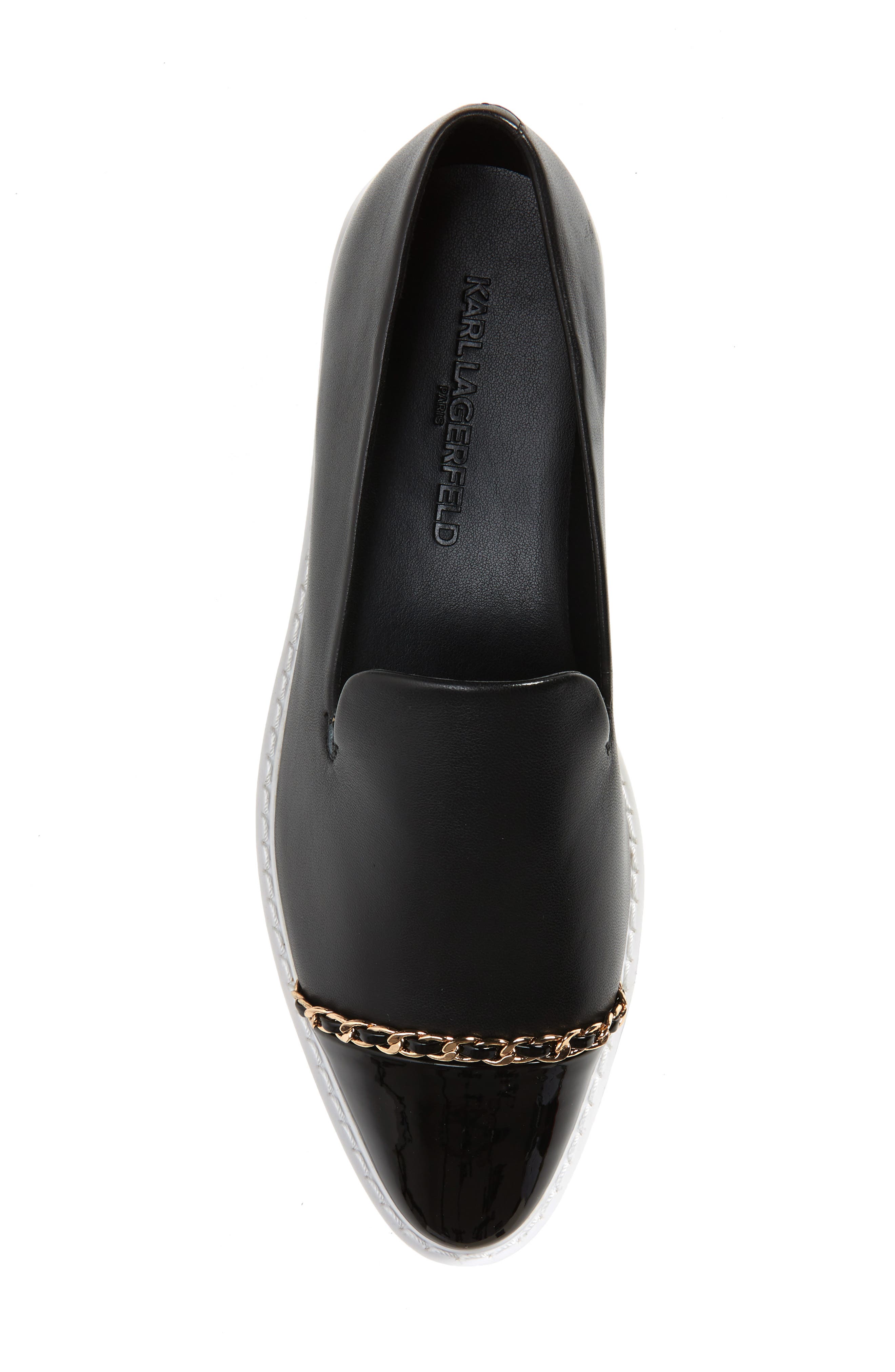 KARL LAGERFELD PARIS Caralee Cap Toe Slip-On Sneaker, Alternate, color, 