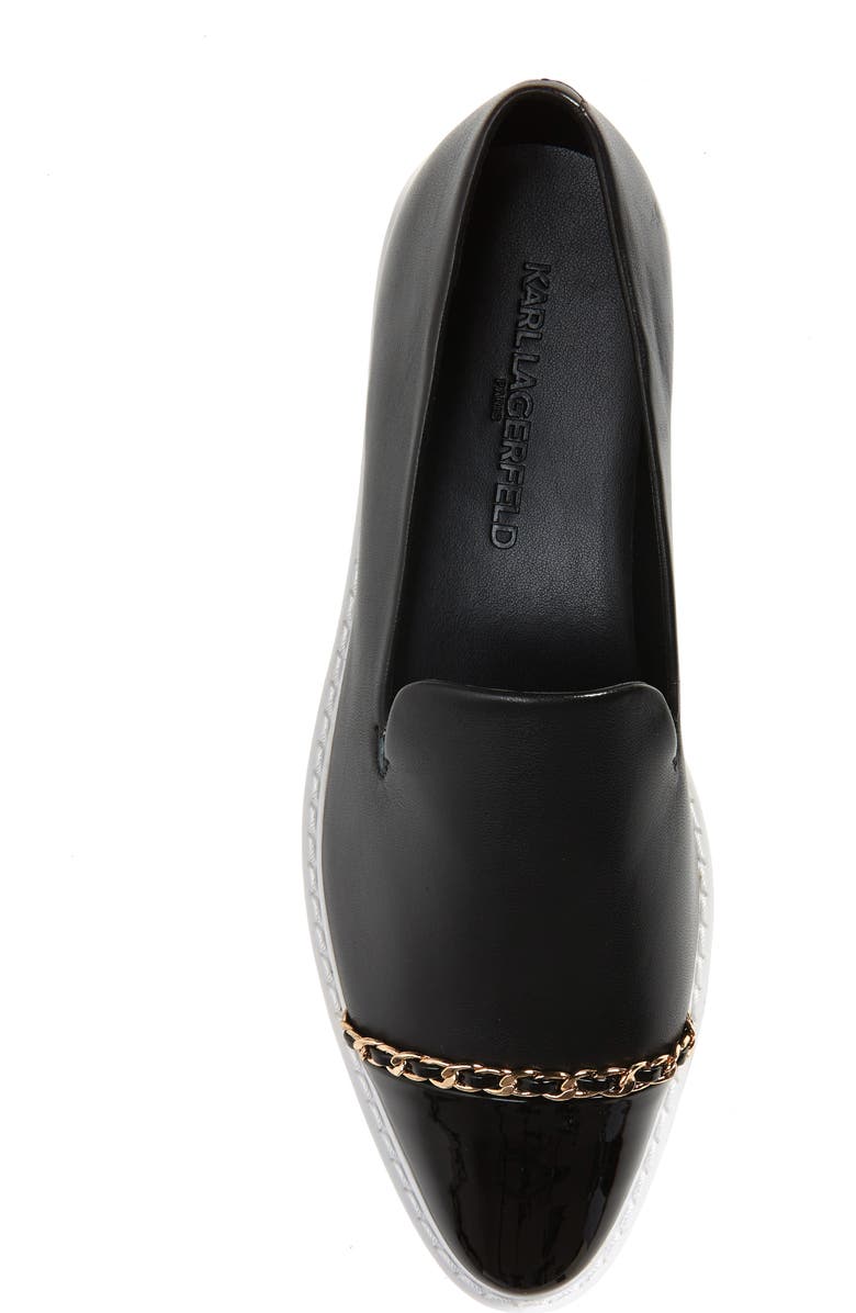 KARL LAGERFELD PARIS Caralee Cap Toe Slip-On Sneaker, Alternate, color,