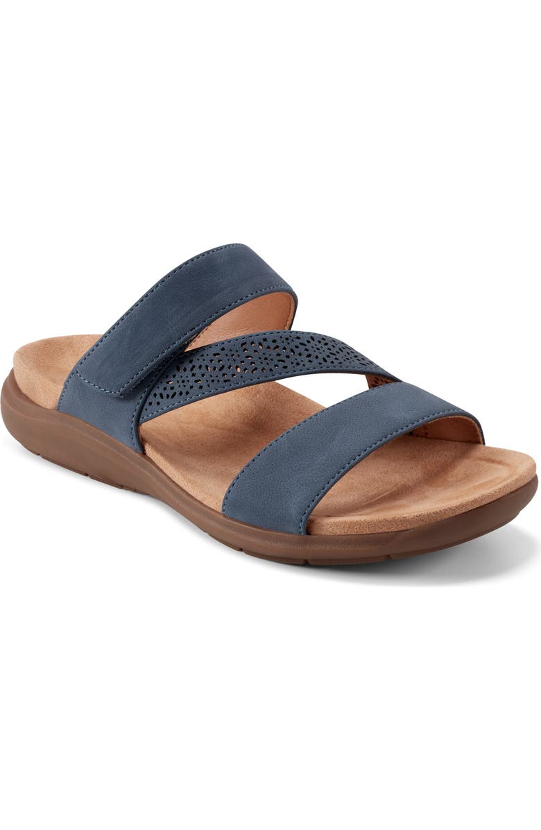 Easy Spirit West Slide Sandal, Main, color, Medium Blue