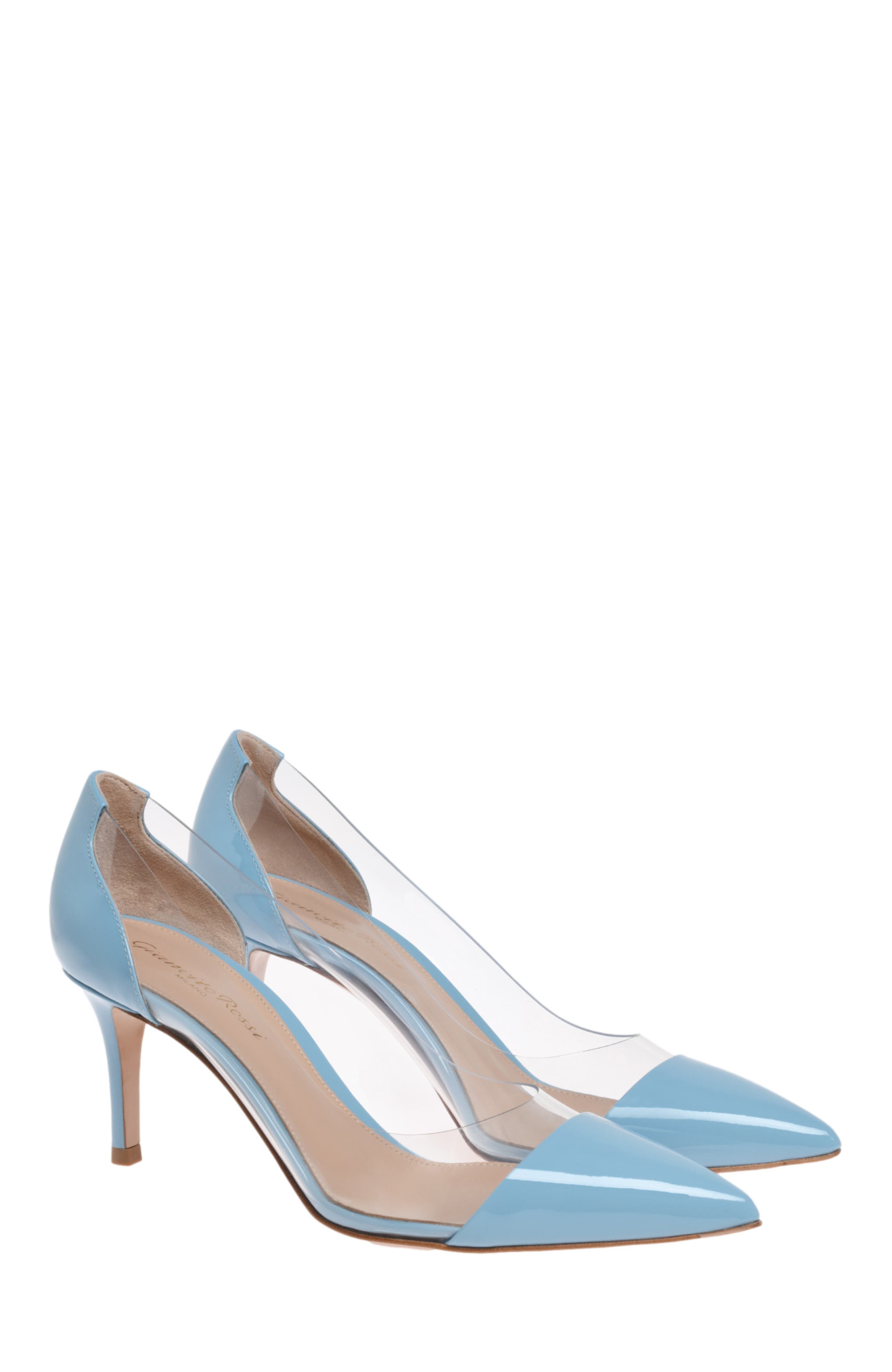 Gianvito Rossi Plexi 70 Pumps, Alternate, color, 