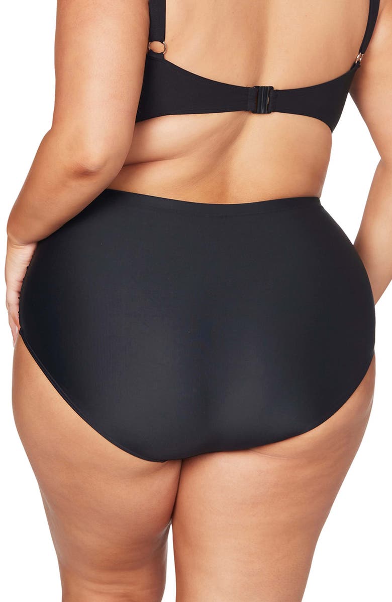 Artesands Hues Raphael High Waist Ruched Bikini Bottoms, Alternate, color,