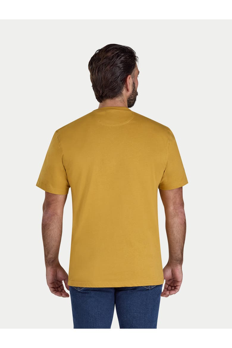 Mountain Adventures Printed T-Shirt, Alternate, color, Mustard