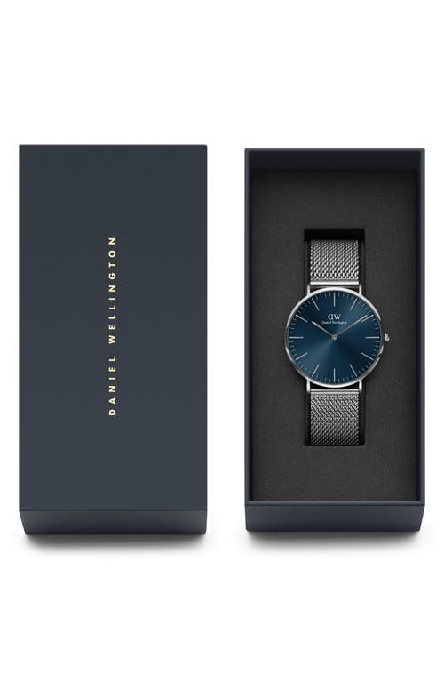 Daniel Wellington Classic Mesh Strap Watch, 40mm In Brown