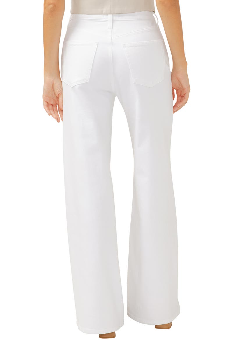 Silver Jeans Co. Highly Desirable High Waist Ultra Wide Leg Jeans, Alternate, color, White
