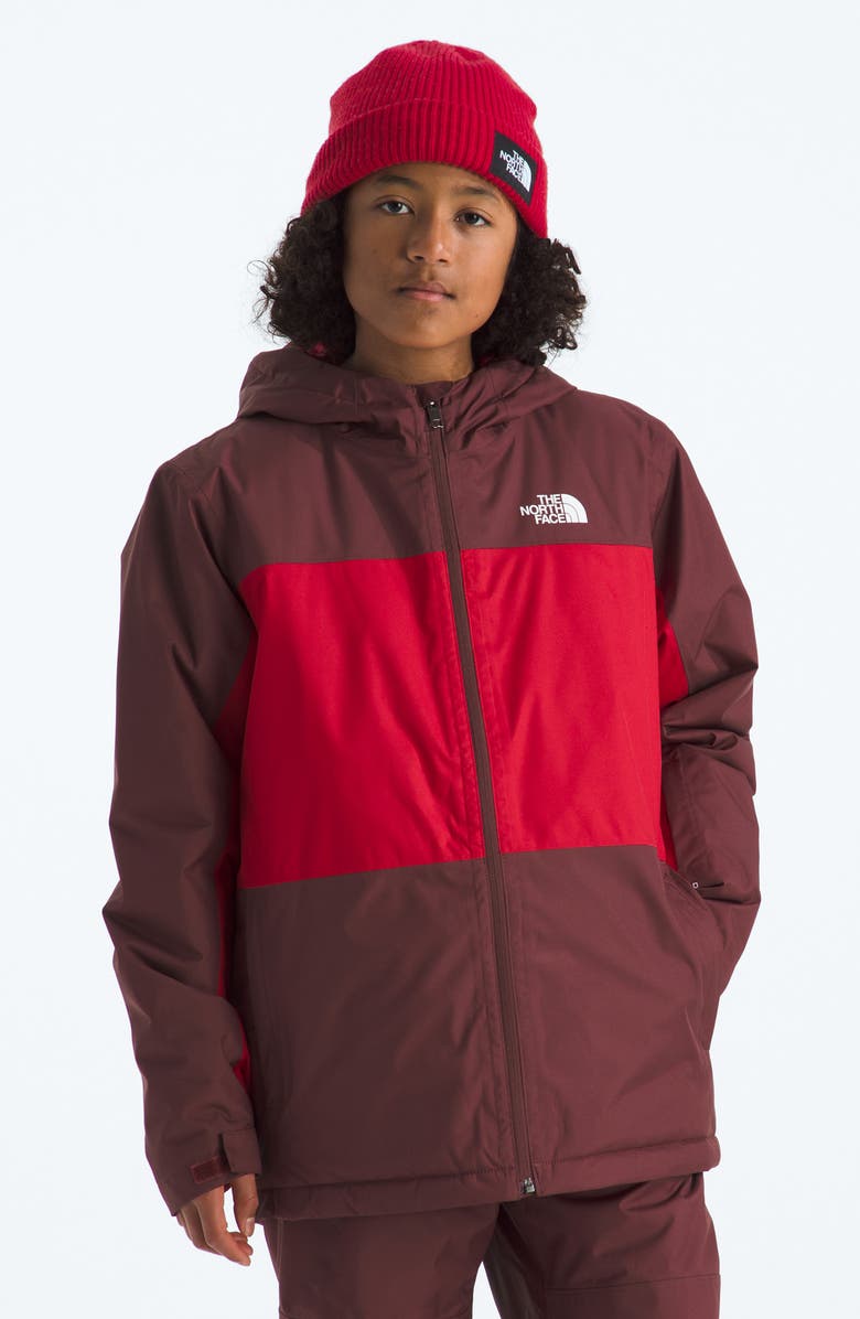 The North Face Kids' Freedom Waterproof Insulated Recycled Polyester Jacket, Alternate, color, Sumac/ Tnf Red