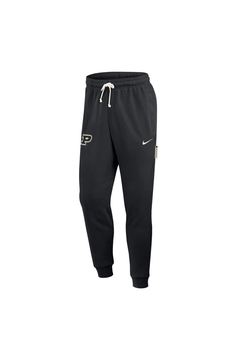 Men's Nike Black Purdue Boilermakers 2025 Sideline Performance Taper Pants, Alternate, color, Black