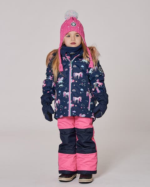 Girl Two-Piece Play Snowsuit with Jacket and Solid Pant (Toddler & Little Kid)
