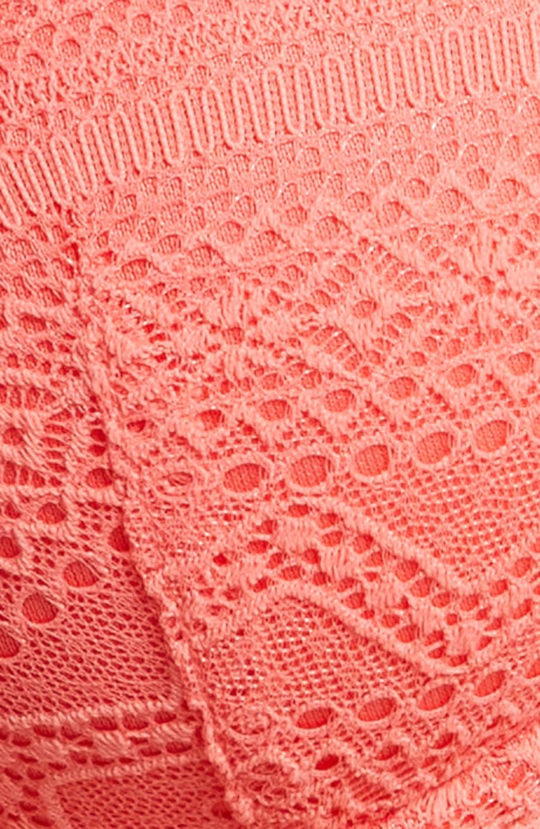 Etam Sublime We Care Underwire Contour Bra, Alternate, color, Coral