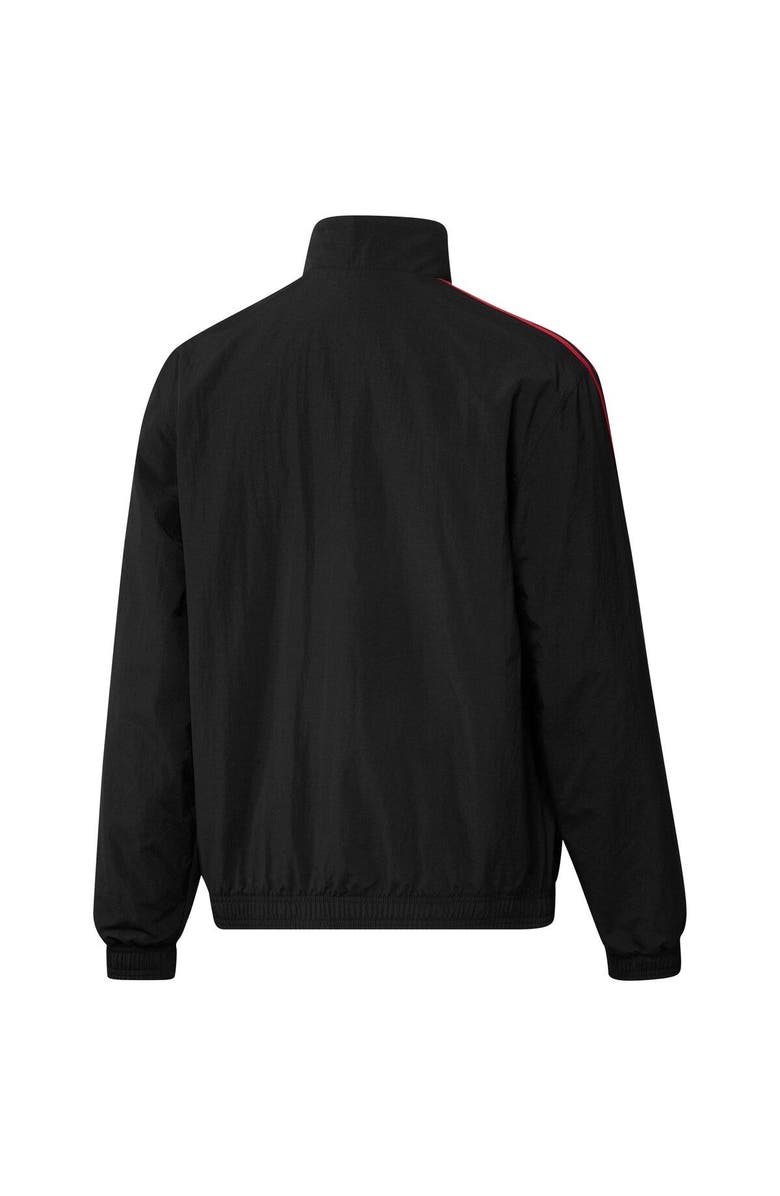 adidas Men's adidas Black/Red Atlanta United FC 2023 On-Field Anthem Full-Zip Reversible Team Jacket, Alternate, color, Black