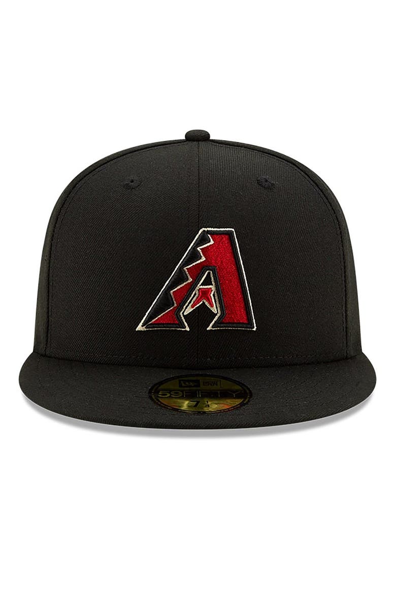 Men's New Era  Black Arizona Diamondbacks 25th Anniversary  59FIFTY Fitted Hat, Alternate, color, Black