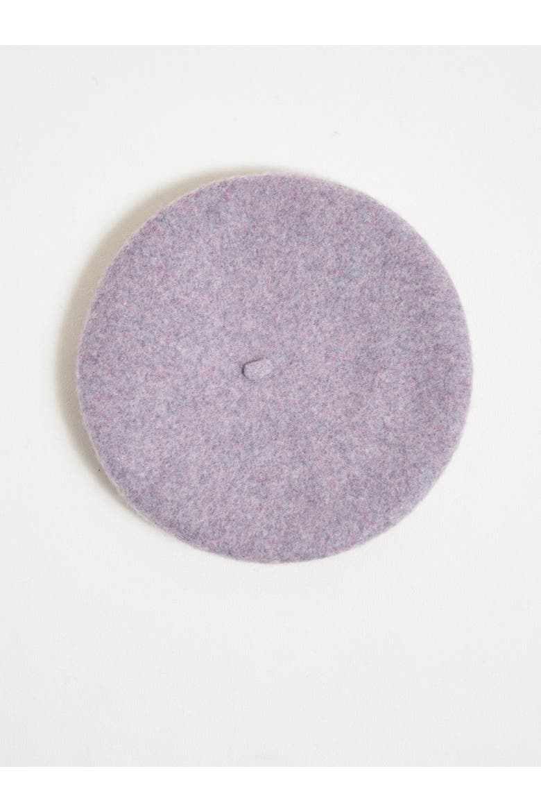 "Bon Chic" Wool Beret, Alternate, color, Mauve