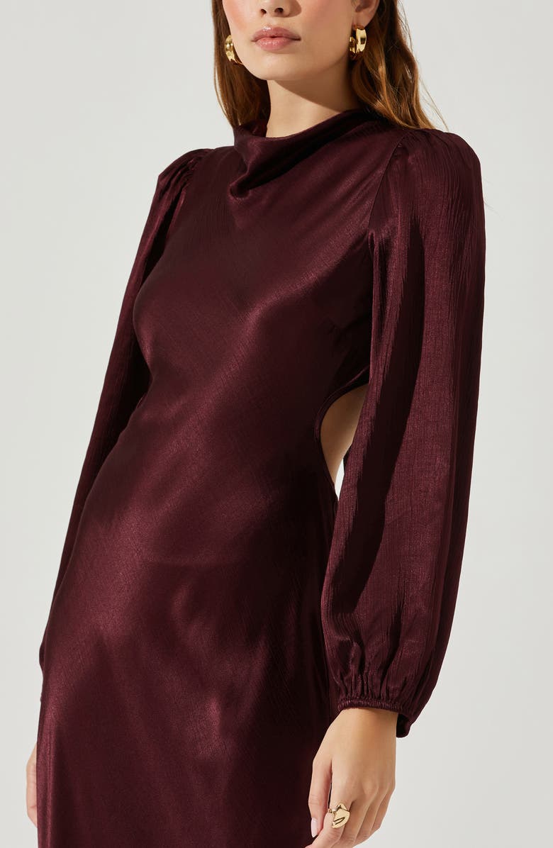 ASTR the Label Samara Long Sleeve Midi Dress, Alternate, color, 