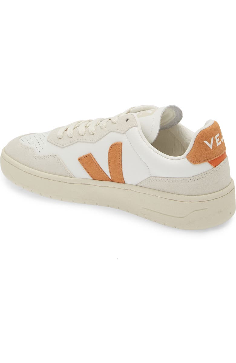 Veja V-90 Leather Sneaker, Alternate, color, Extra-White Umber