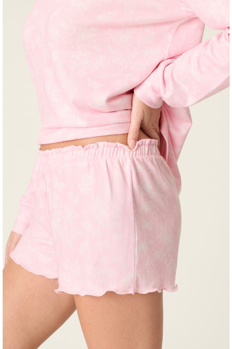 Peachy Mix Match Pajama Shorts, Alternate, color, BABY PINK
