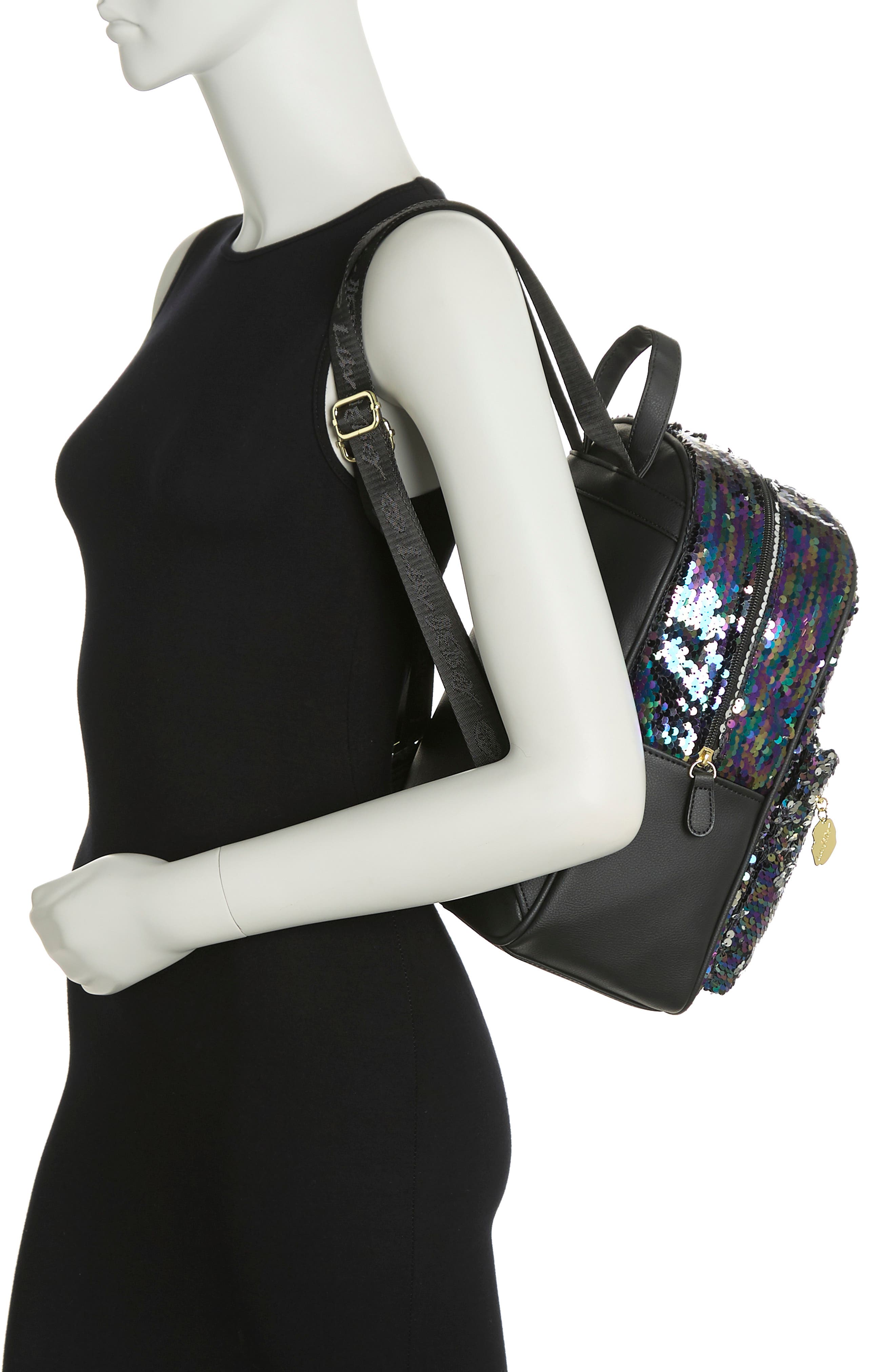 Luv Betsey by Betsey Johnson Floral Print Backpack, Alternate, color, 