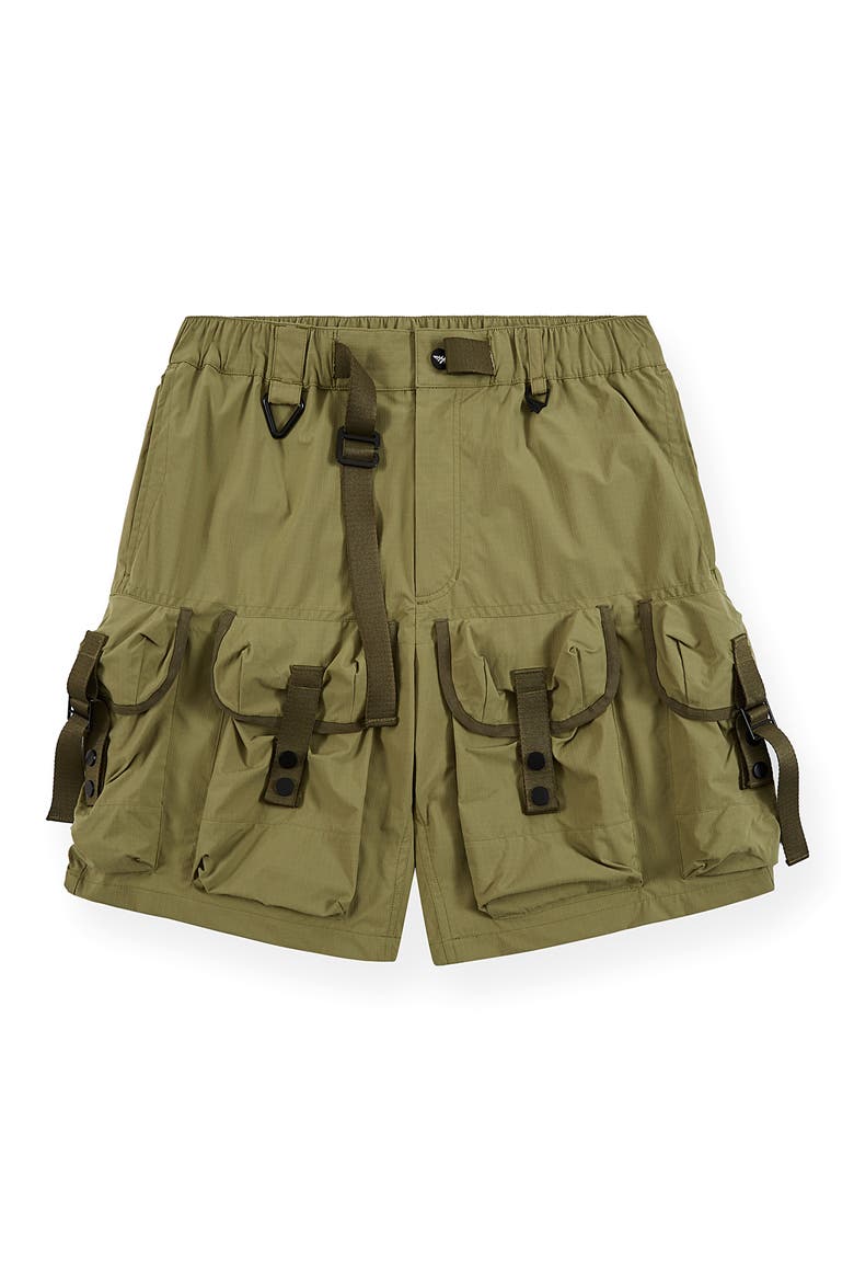 Alice Packable Ripstop Cargo Shorts, Alternate, color, GREEN MOSS