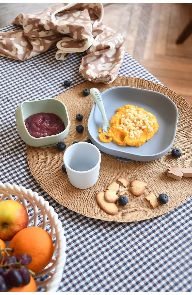 BEABA 4-Piece Silicone Suction Baby Feeding Set, Alternate, color, 