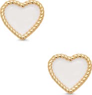 Lily Nily Kids' Heart Twist Stud Earrings