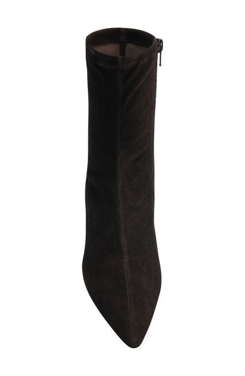 The Row Liisa Pointed Toe Bootie In Brown