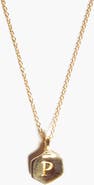 Odette New York Monogram Charm Necklace