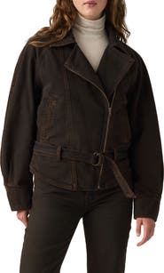 Levi's Belted Denim Moto Jacket