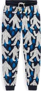 Mini Boden Kids' Yeti Print Cotton Joggers
