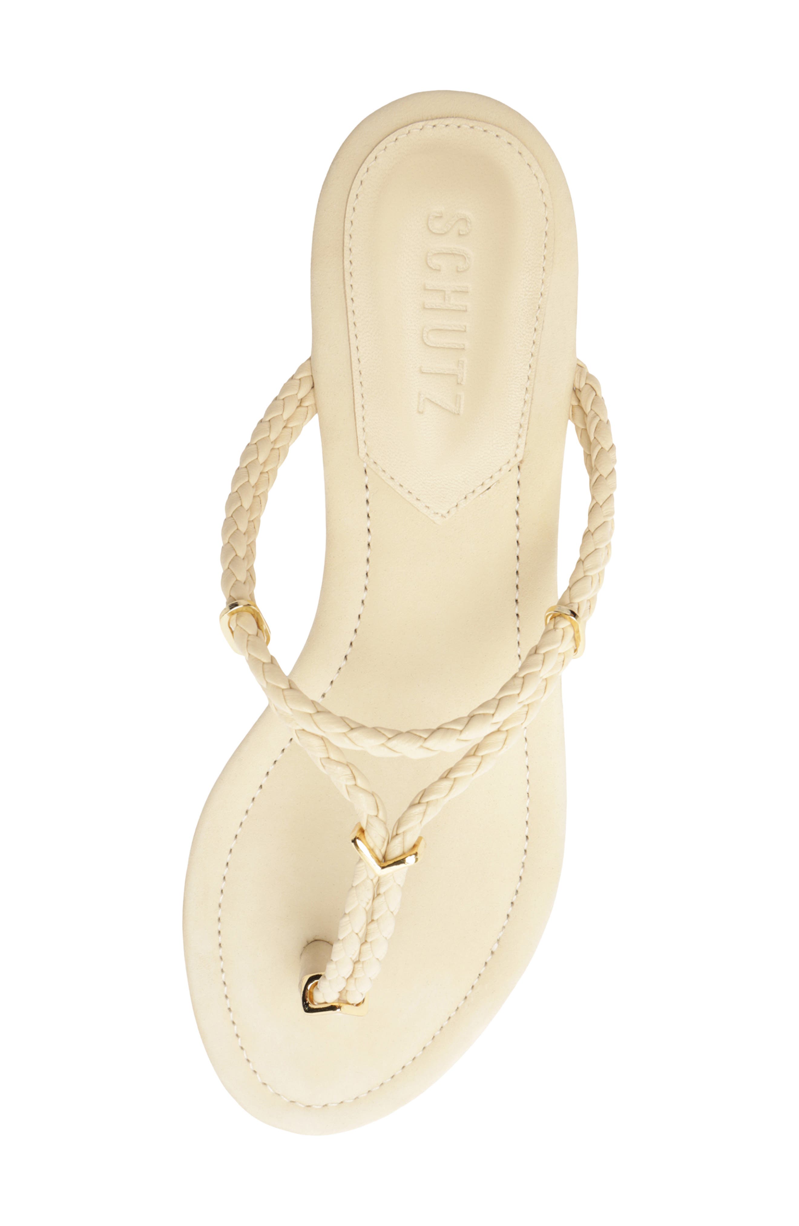 Cordelia Braided Strap Sandal, Alternate, color, EGG SHELL