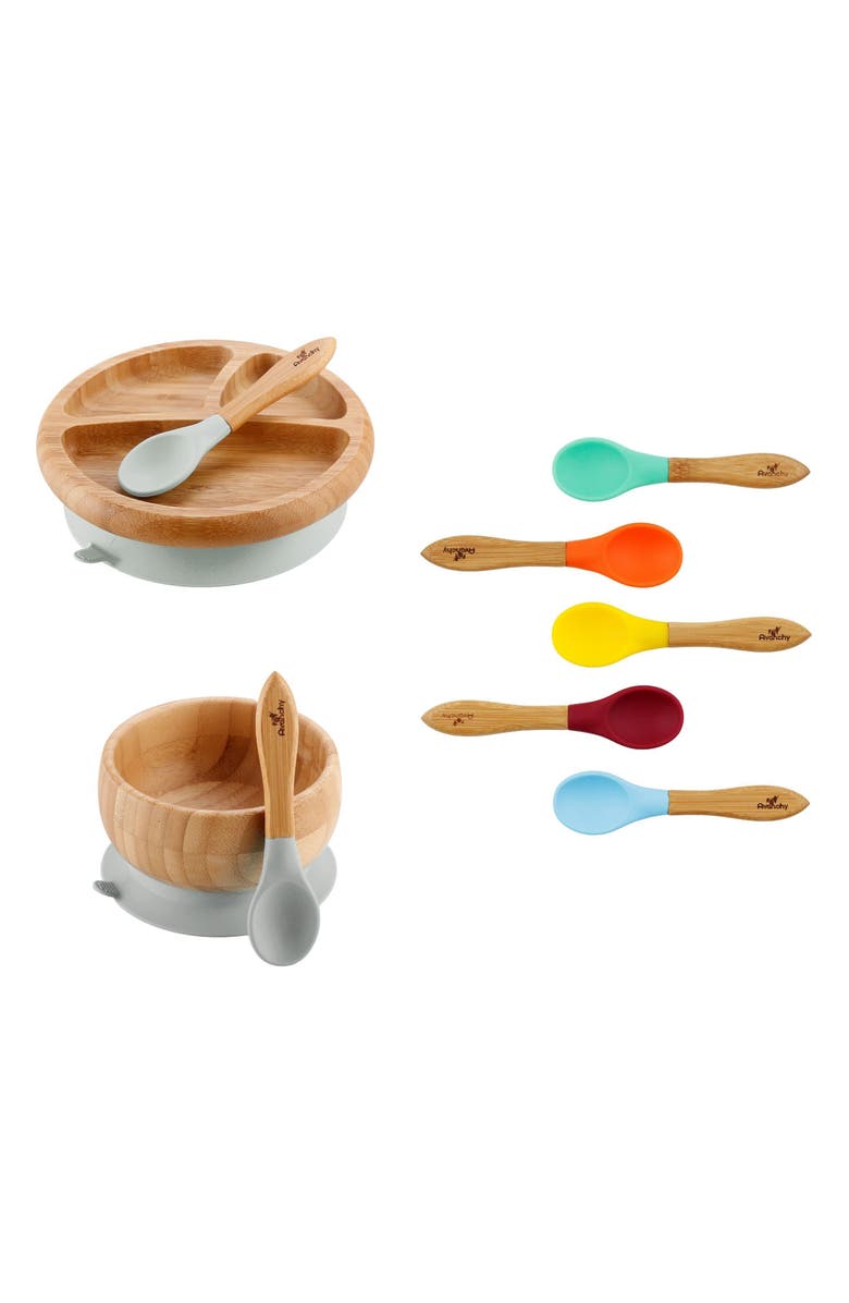 Avanchy The Rainbow Baby Feeding Gift Set, Main, color,