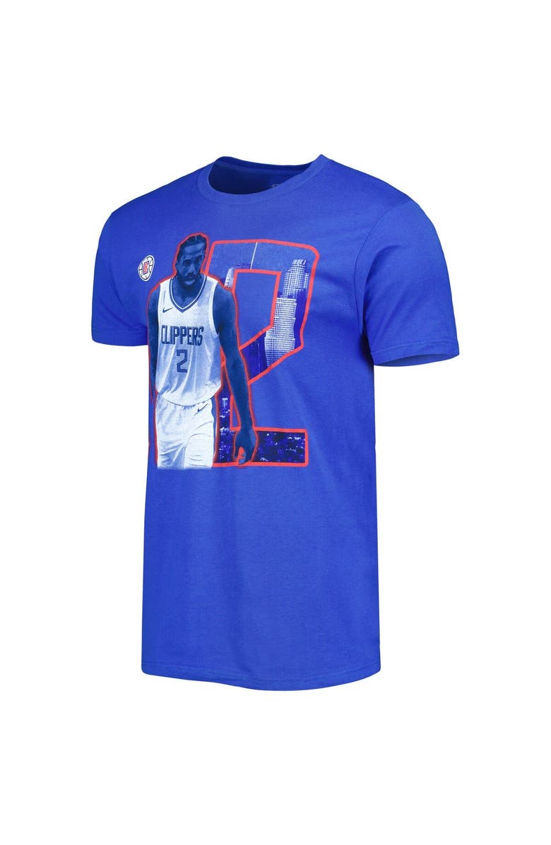 Stadium Essentials Unisex Stadium Essentials Kawhi Leonard Royal LA Clippers Player Skyline T-Shirt, Alternate, color, Royal