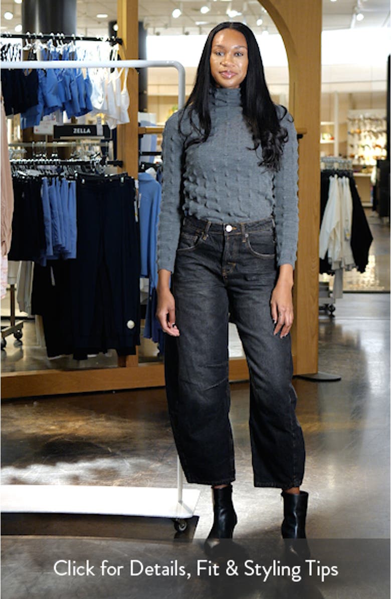 Renae Horseshoe Barrel Leg Jeans, sales video thumbnail