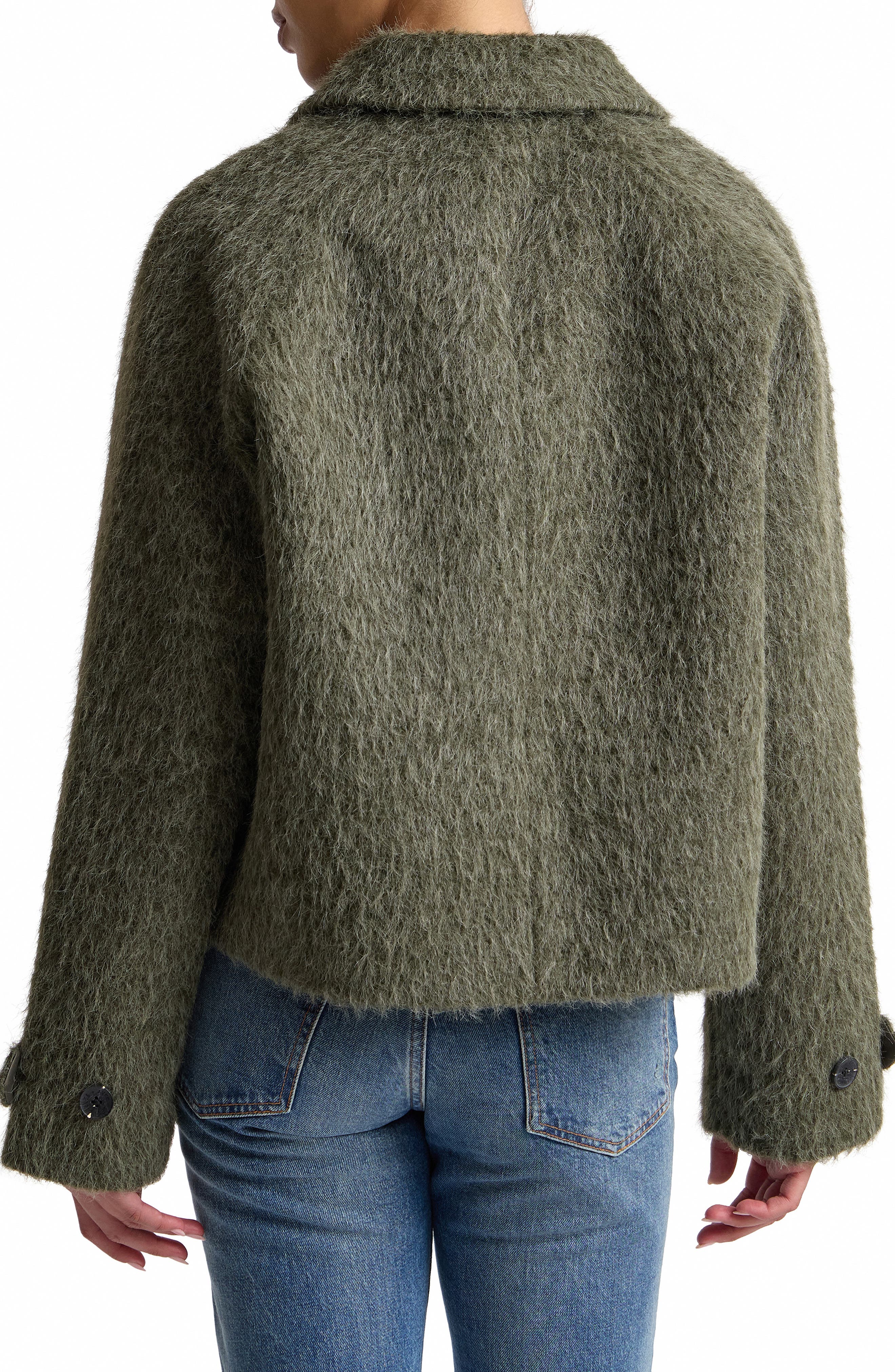 Женские куртки Avec Les Filles Crop Woolly Jacket — фото 2