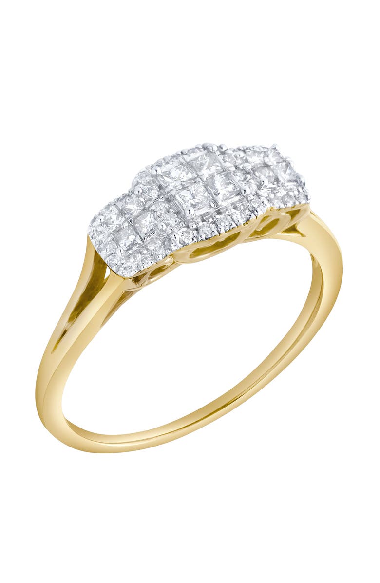 LuvMyJewelry Varenne 0.35 Ct 10K Gold Diamond Ring, Alternate, color, 10K White Gold