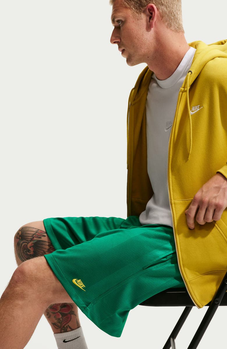 Nike Club Flow Drawstring Shorts, Alternate, color, Malachite/ Lightening